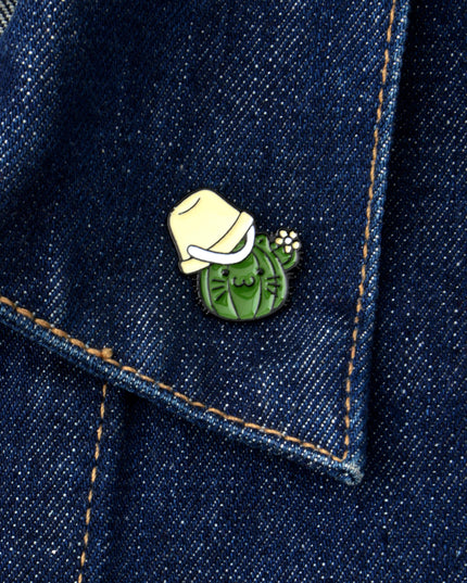 Cat Cactus III Badge