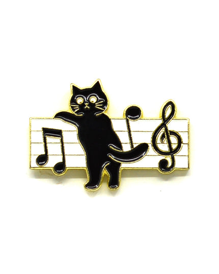 Anstecknadel – Katzennoten-Halloweenkostüm-Accessoire