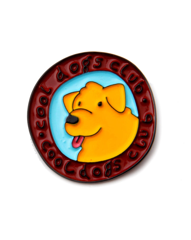 Anstecknadel „Cool Dogs Club“ | Lustiges Accessoire