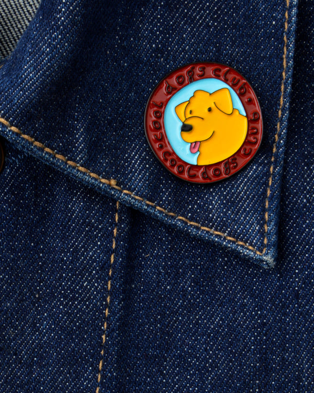 Anstecknadel „Cool Dogs Club“ | Lustiges Accessoire