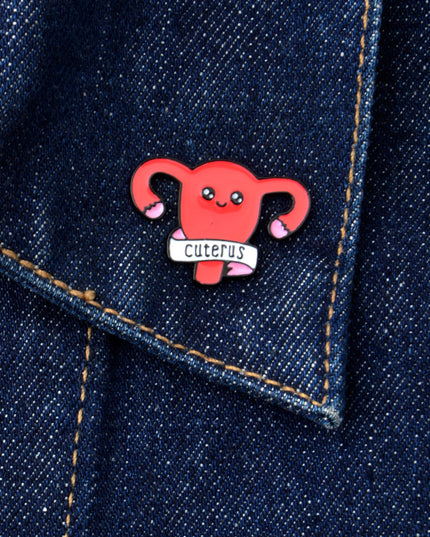 Cuterus Badge - Fun Valentine's Accessory for Everyone