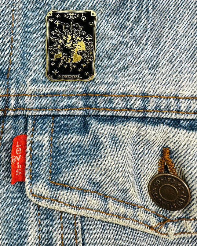 Brosche – Dunkles Tarot | Liebende | Accessoires