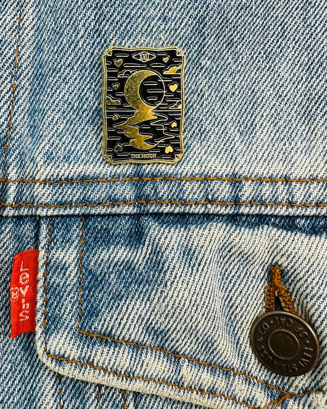 Brosche – Dunkles Tarot | Mond | Accessoires