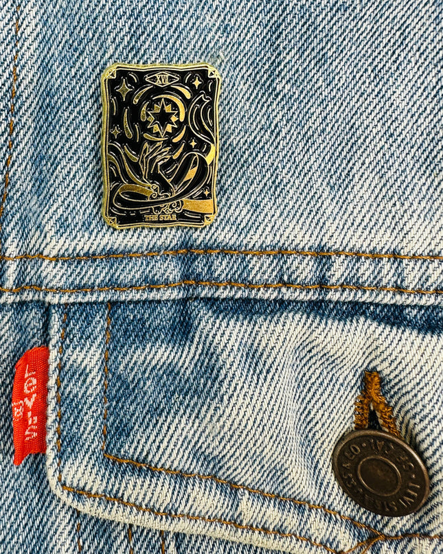 Brosche – Dunkles Tarot | Stern | Accessoires