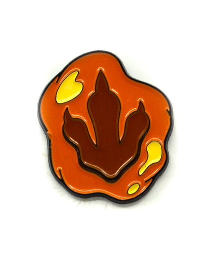 Brosche – Fußabdruck für die Osterfeierlichkeiten