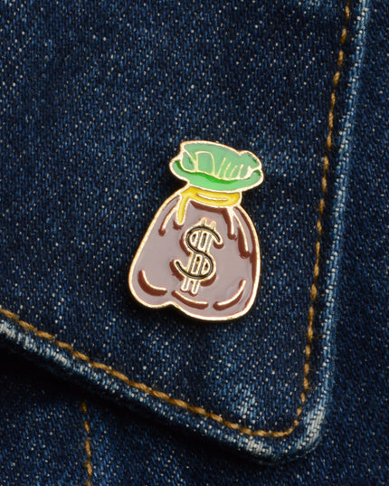 Moneybag Badge - Unique and Fun Accessory