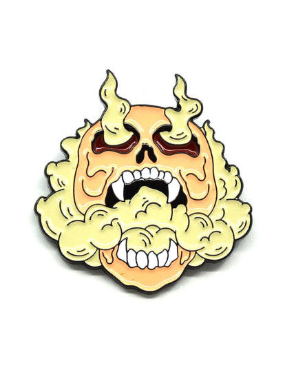 Smoking Skull Pin - Limited Edition Accessory