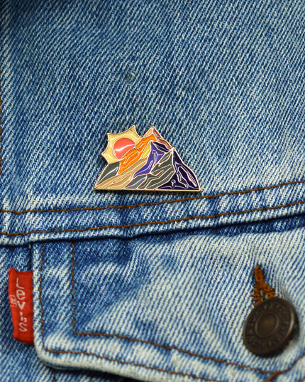 Pin - Sonnenuntergang in den Bergen