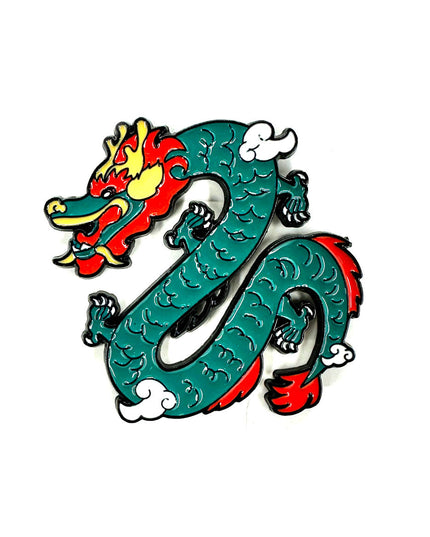 Brosche – Chinesischer Türkis-Drache