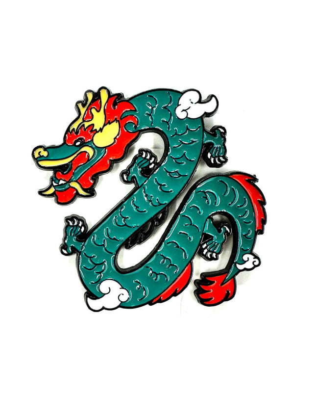 Brosche – Chinesischer Türkis-Drache
