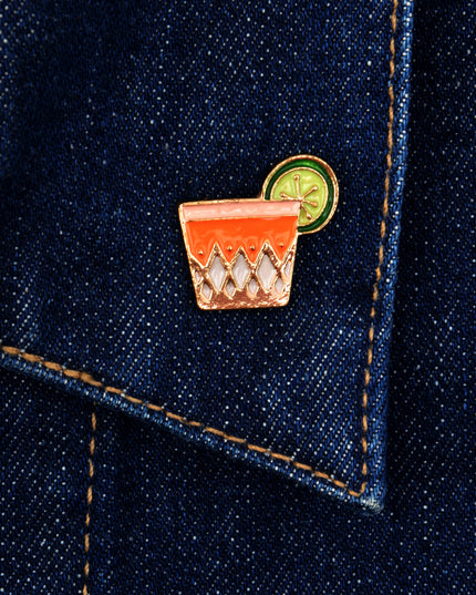 Cucumber Cocktail Pin for Women