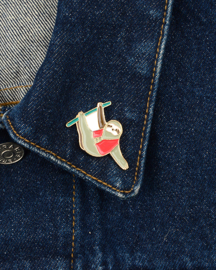 Anstecknadel – Faultier I für Osteraccessoires