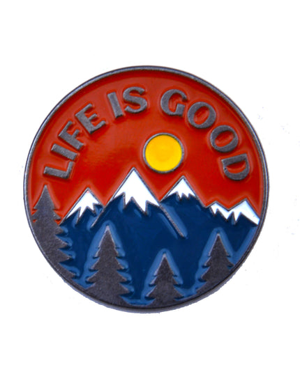 „Life is Good“-Anstecker – Accessoire für positive Vibes