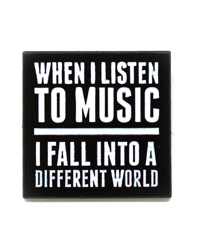 Brosche – Wenn ich Musik höre | Accessoires