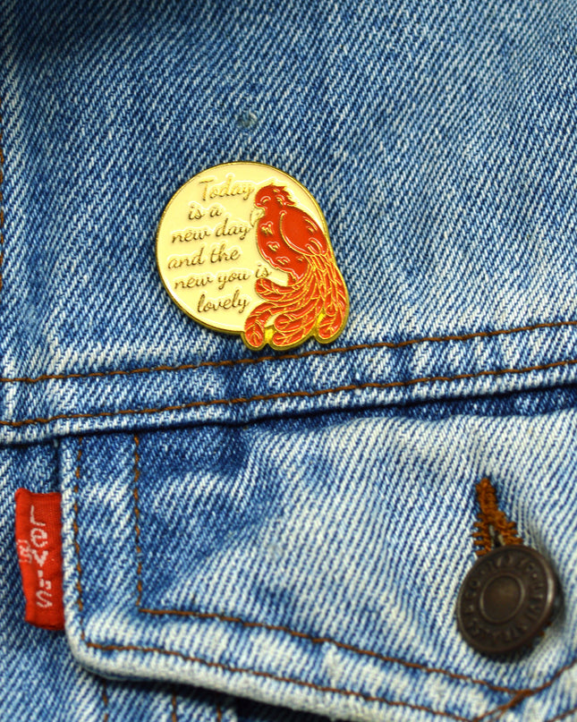 Anstecknadel „Neues Ich“ | Tags: Accessoires