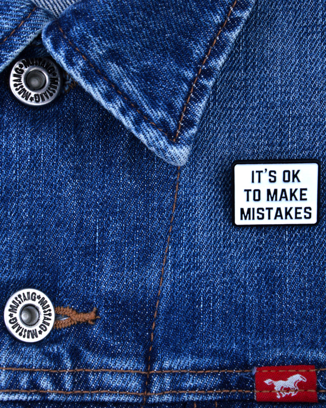 Make Mistakes Pin