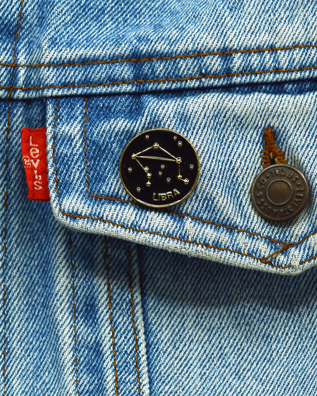 Libra Constellation Pin