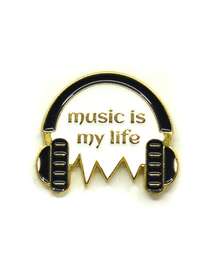 Music is My Life Pin