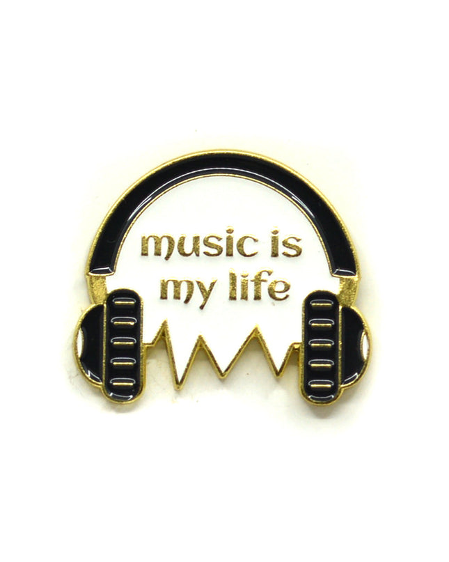Music is My Life Pin