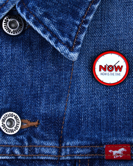 Now is the Time Pin