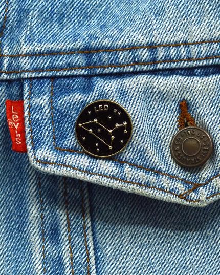 Anstecknadel – Osteraccessoire mit Sternbild Löwe