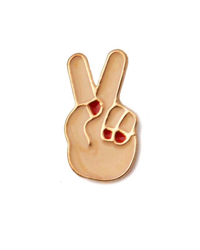 Peace II Emaille-Anstecknadel | Einzigartiges Accessoire