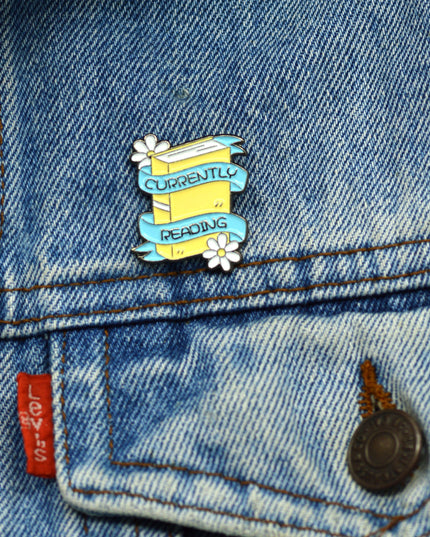 Currently Reading Enamel Pin
