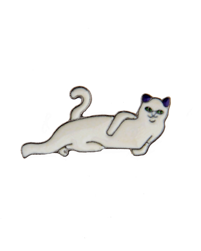 Chill Relaxed Cat Pin