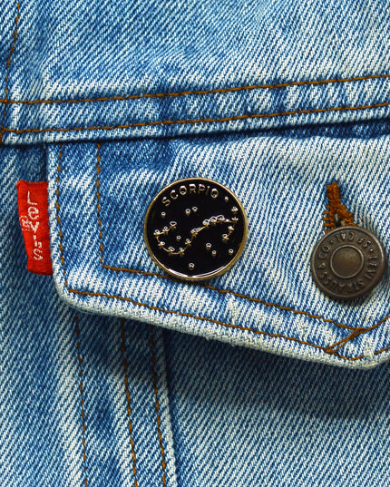 Pin - Scorpio Constellation Halloween and Valentine's Accessory
