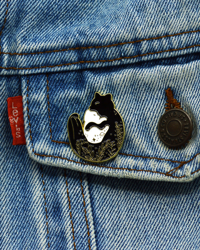 Brosche – Katzenliebe | Valentinstag