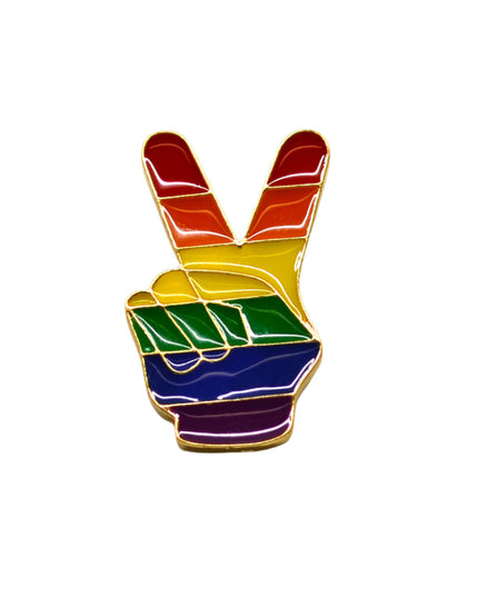 Brosche – Regenbogenfrieden | Tags: Valentinstag, Geschenke für Ihn, Geschenke für Sie