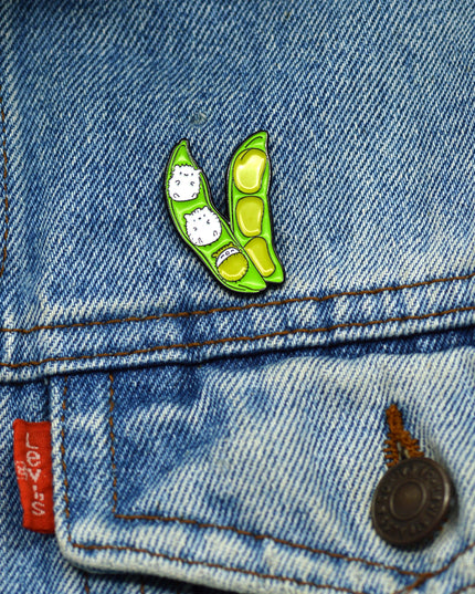Brosche – Sojabohnen-Igel