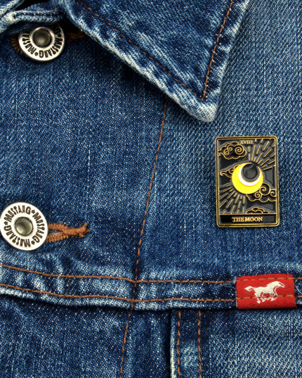 Tarot Pin - The Moon Halloween Accessory