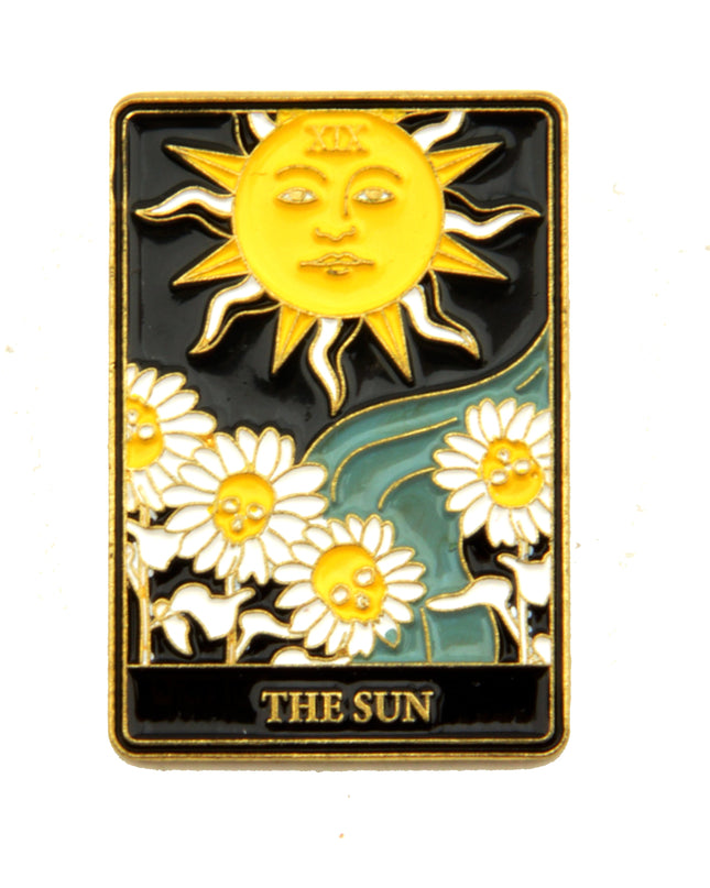 Tarot Pin - The Sun Halloween Accessory