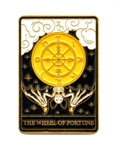 Tarot Wheel of Fortune Pin
