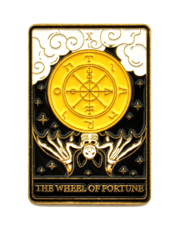 Tarot Wheel of Fortune Pin