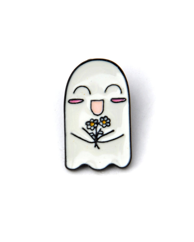 Pin - Flower Ghost Accessory for Halloween and Easter