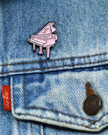 Pin - Rosa Klavier