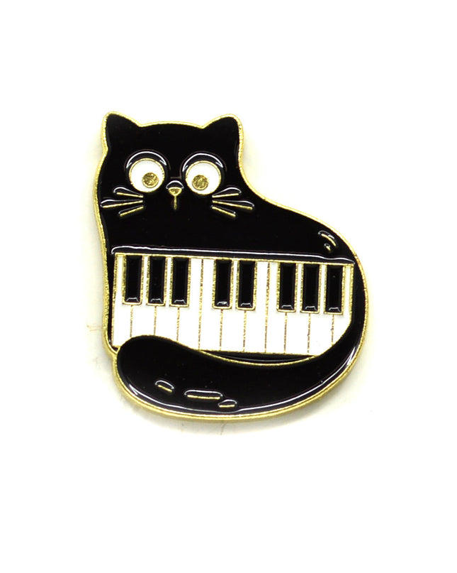 Brooch - Pianist Cat | Accessories, Halloween, Valentines