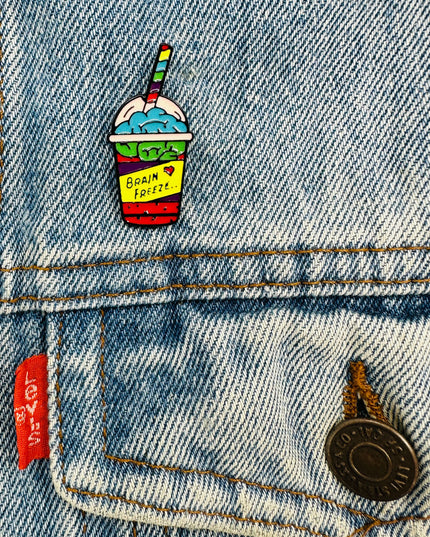 Brain Freeze Accessory Pin