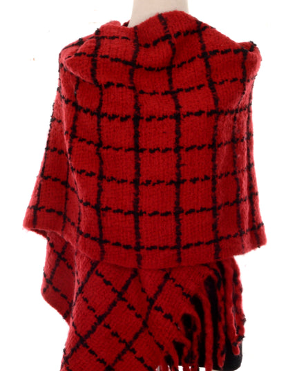 Red Plaid Scarf