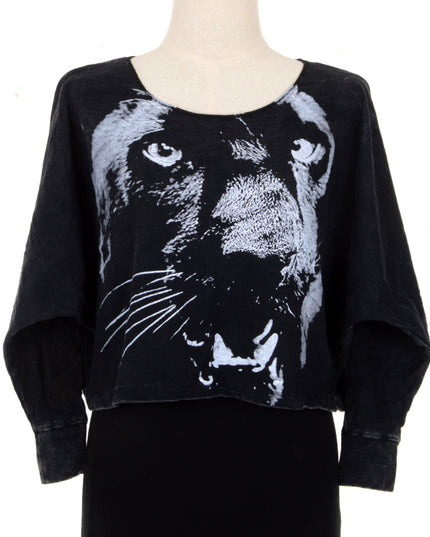 Distressed Sweater - Leopard Print | Christmas Collection