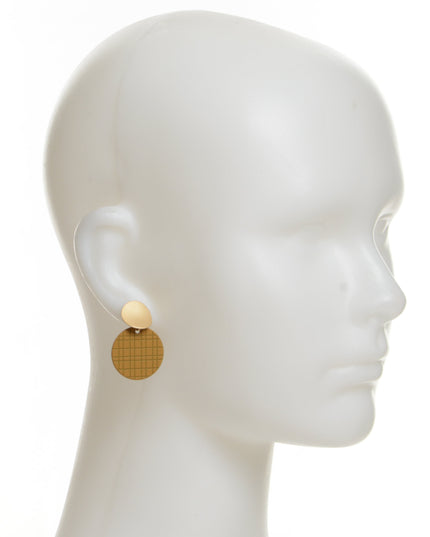 Scheibenohrringe – Braun | Weihnachts- &amp; Halloween-Motive