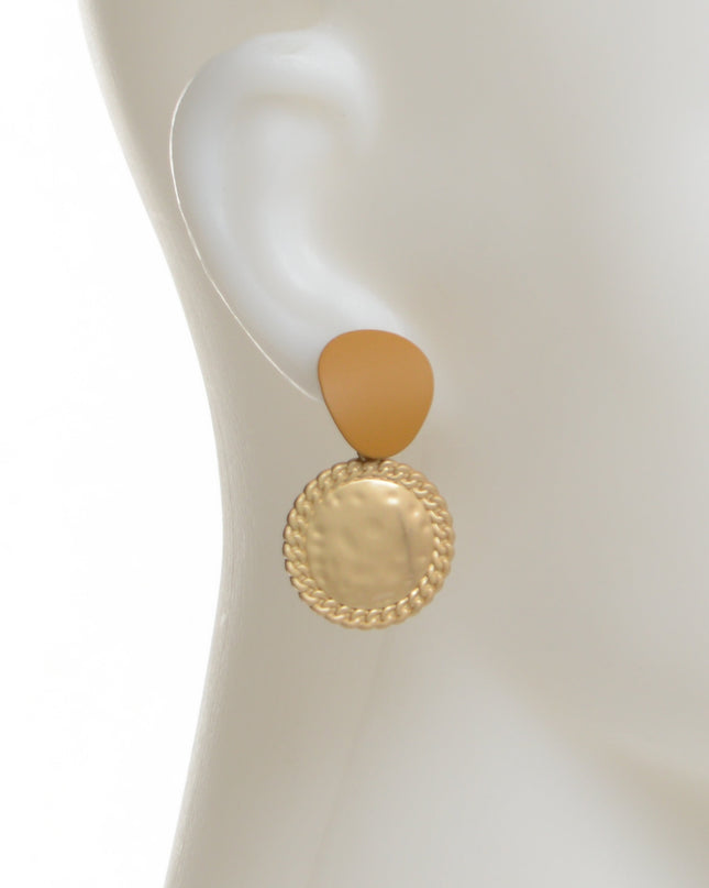 Scheibenohrringe – Braun II | Weihnachts- &amp; Halloween-Motive