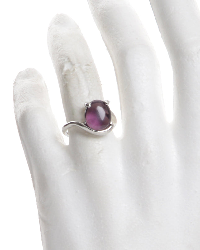 Bohemian Purple Oval Ring