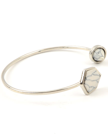 White I Gemstone Bracelet