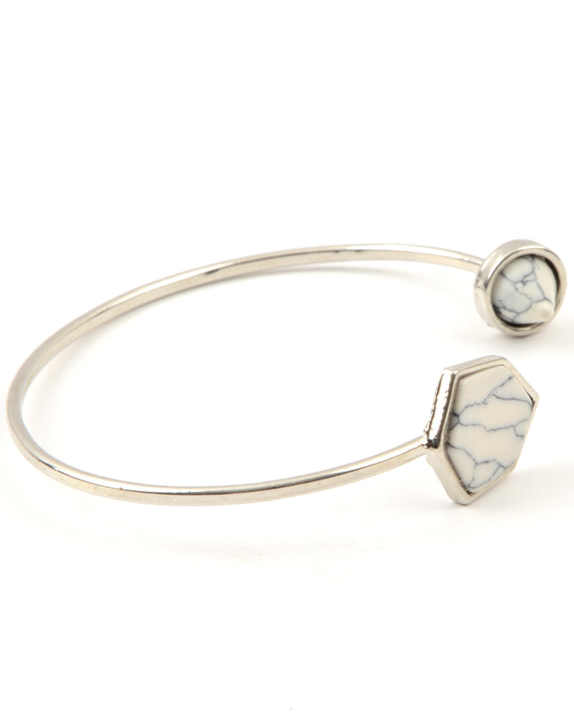 White I Gemstone Bracelet