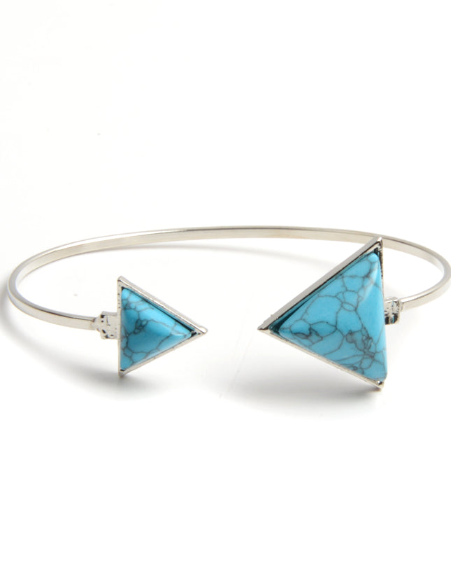 Triangle Gemstone Bracelet