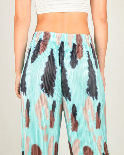 Crepe Pants - Speckled Turquoise | Comfortable for Home