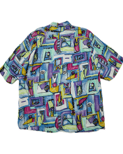 Vintage Krikszkraksz Button-Up-Hemd – Weihnachtspullover-Kollektion